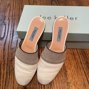 Dee Keller white Napa mule